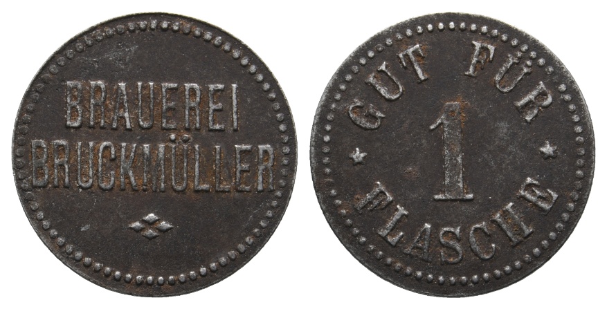  Bayern, Amberg, Brauerei Bruckmüller, Marke; Menzel 479   