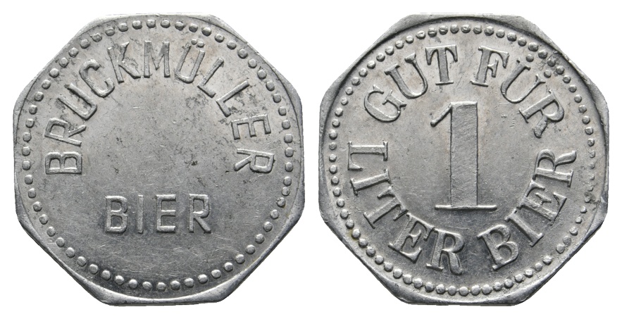  Bayern, Amberg, Bruckmüller, Biermarke; Menzel 488   