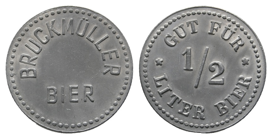  Bayern, Amberg, Bruckmüller, Biermarke; Menzel -   