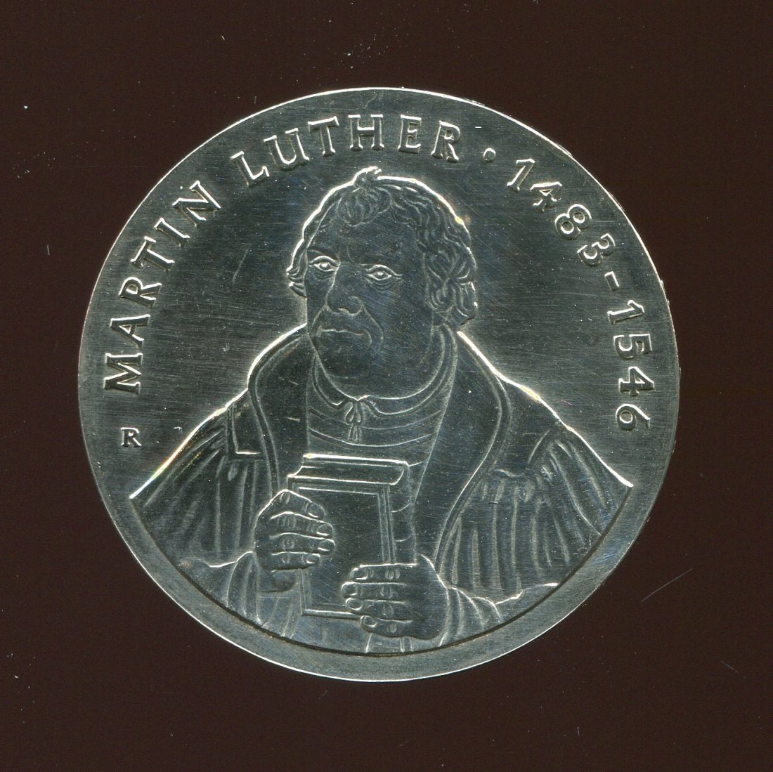 DDR 20 Mark Martin Luther Silbergedenkmünze in PP