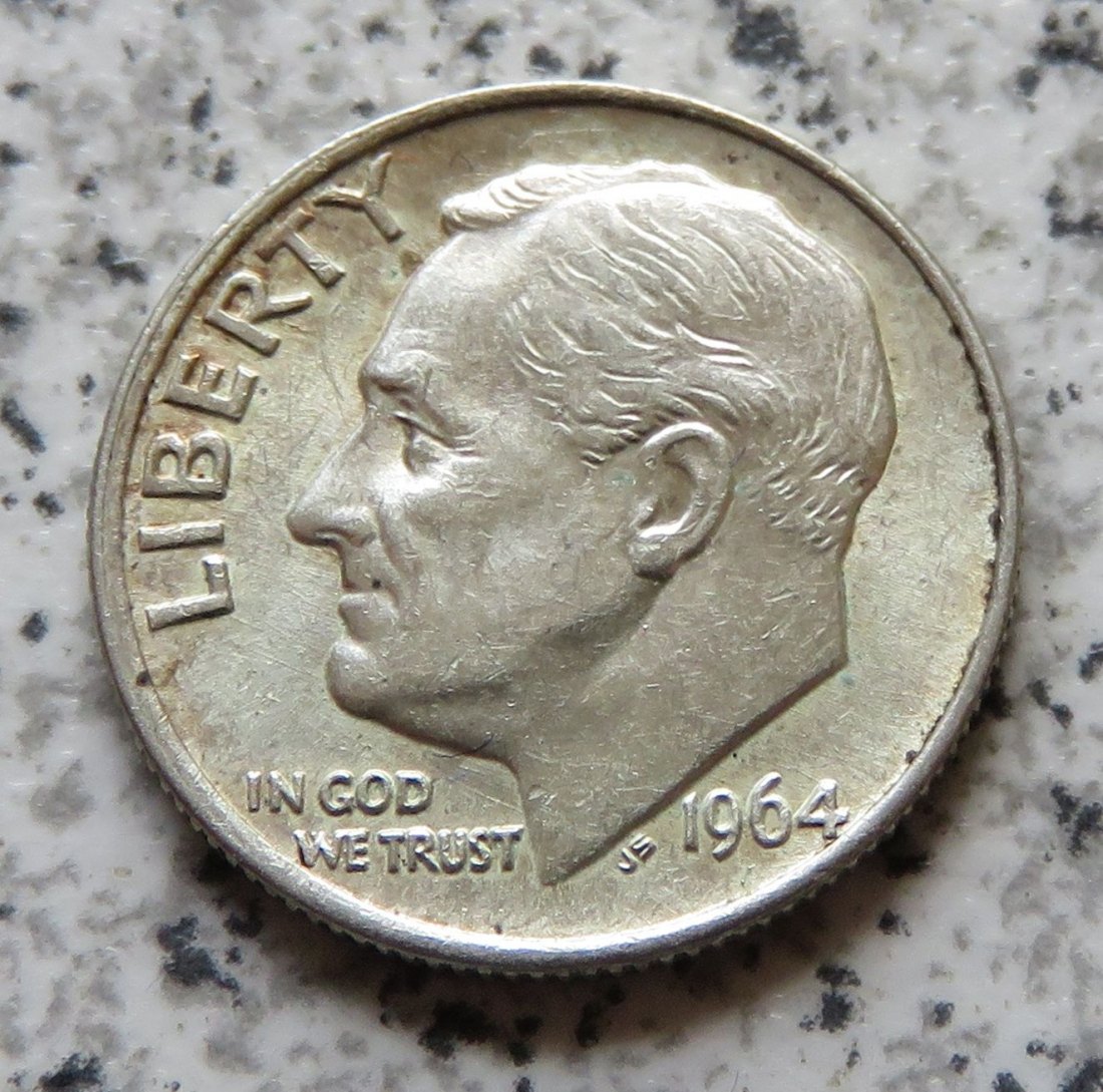  USA 1 Dime 1964 / USA 10 Cents 1964   