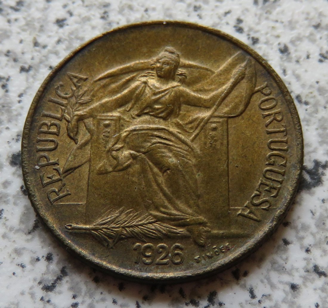  Portugal 50 Centavos 1926   