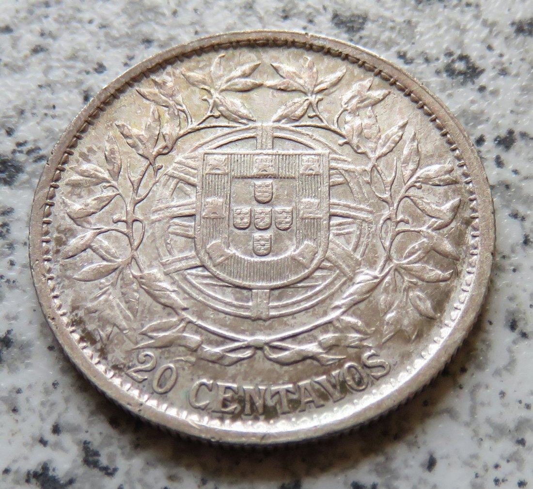 Portugal 20 Centavos 1916   