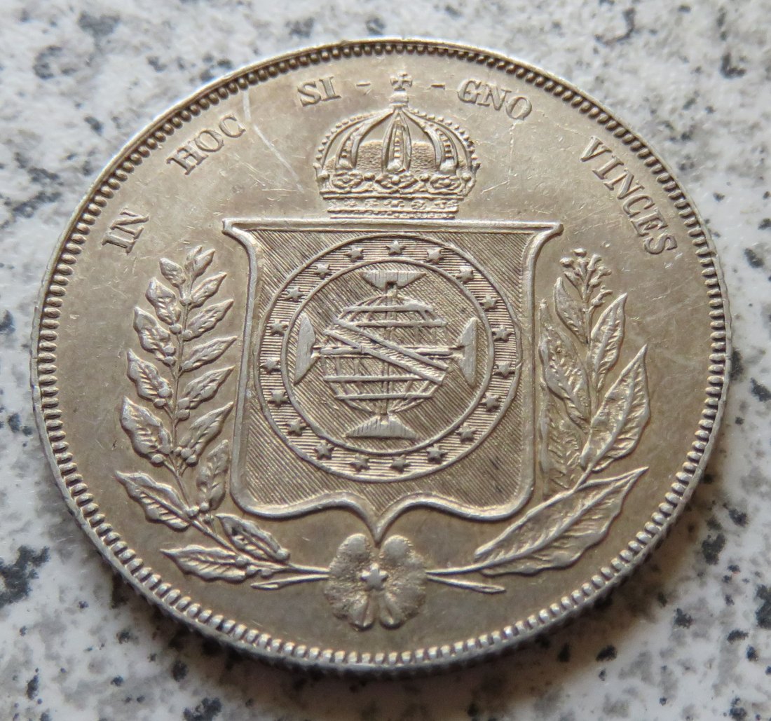  Brasilien 1000 Reis 1863   