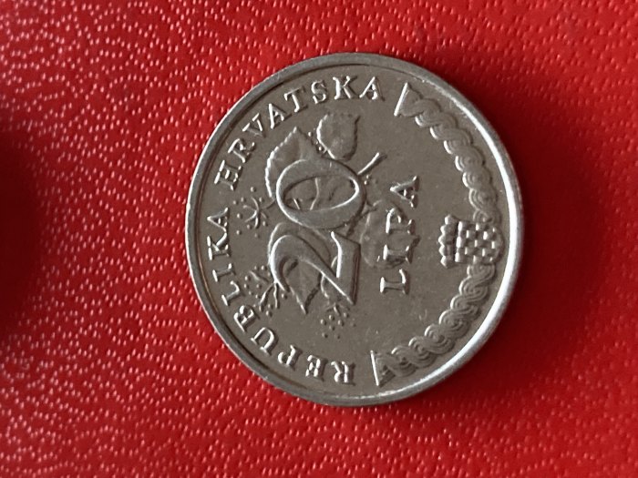 Münze Münzen Umlaufmünze Kroatien 20 Lipa 2017