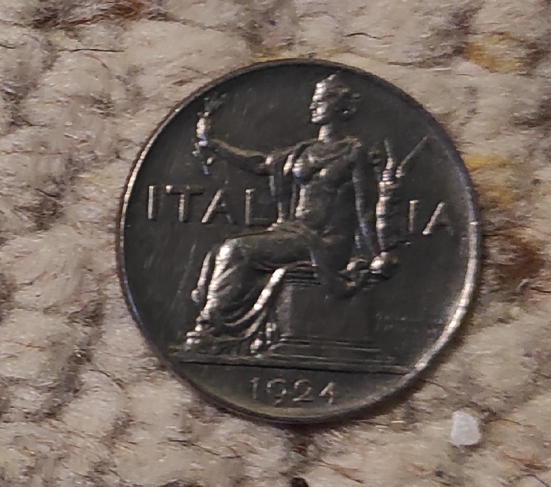  Italien 1 Lira 1924   