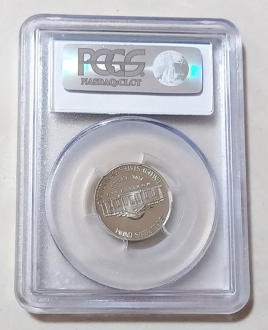  2007 CLAD PROOF United States Jefferson Nickel Five Cent 5c 2007S PCGS PR69DCAM 2ND Highest   