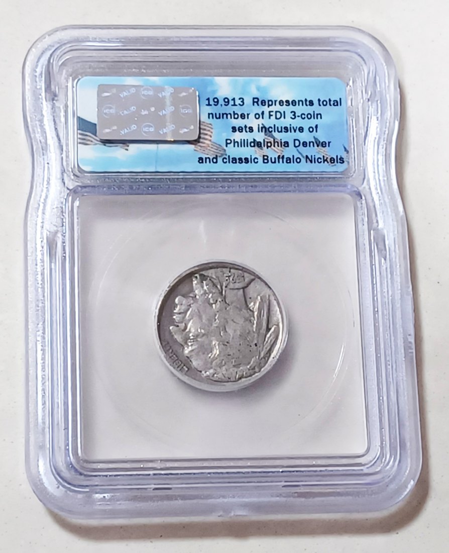  1929 United States Buffalo Nickel Five Cents 5C ICG Guaranteed Authentic   