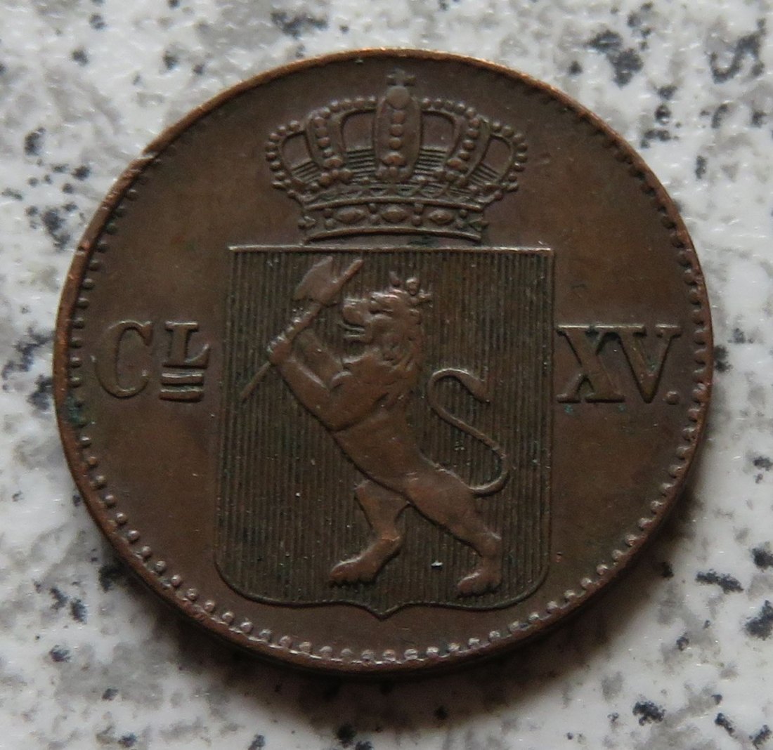  Norwegen 1/2 Skilling 1867   