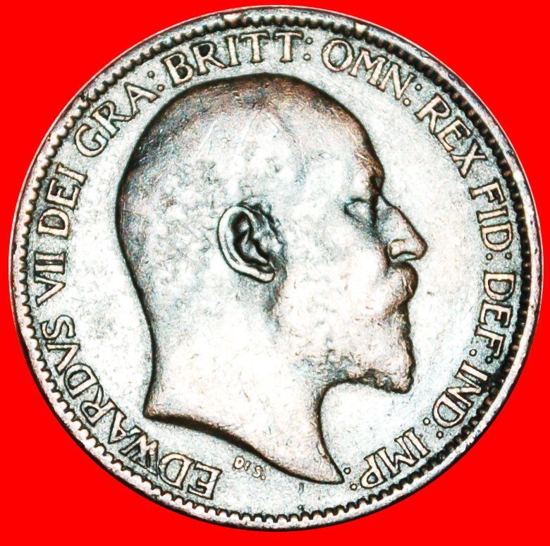  Ⰿ MISTRESS OF SEAS: GREAT BRITAIN ★ FARTHING 1904! EDWARD VII (1902-1910) LOW START ★ NO RESERVE!   