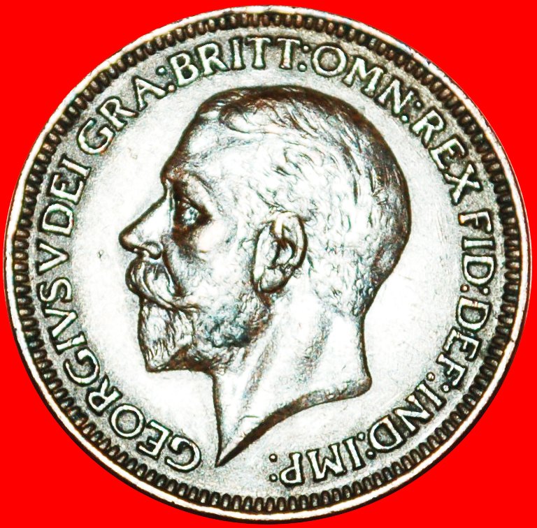  Ⰿ MISTRESS OF SEAS: GREAT BRITAIN★ FARTHING 1927! GEORGE V (1911-1936) LOW START ★ NO RESERVE!   