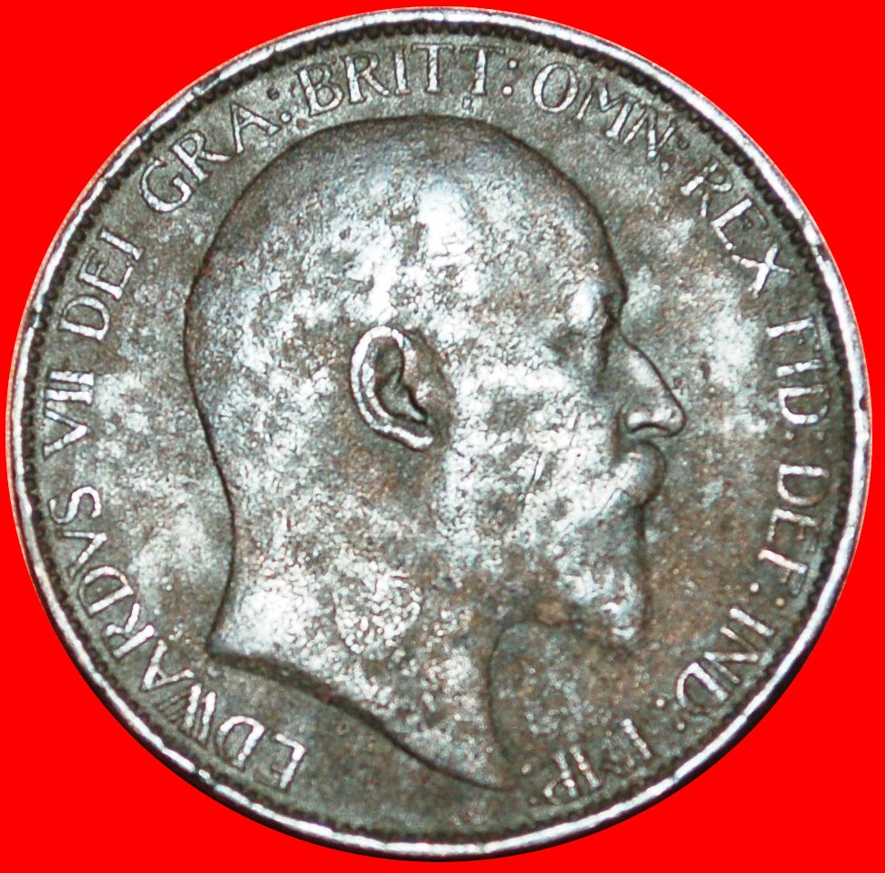  Ⰿ MISTRESS OF SEAS: GREAT BRITAIN★ HALF PENNY 1903! EDWARD VII (1902-1910) LOW START ★ NO RESERVE!   