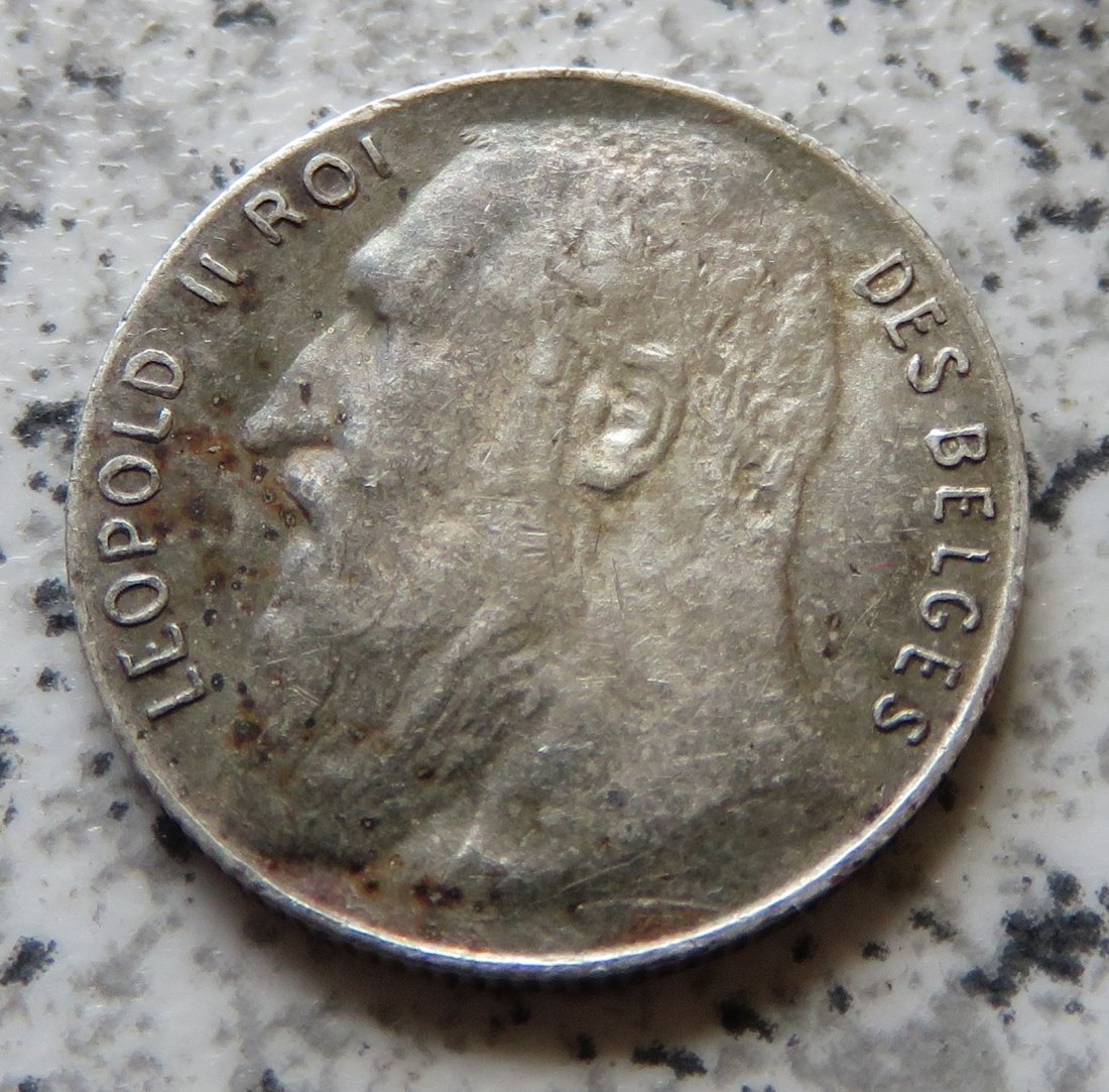  Belgien 50 Centimes 1901 französisch   
