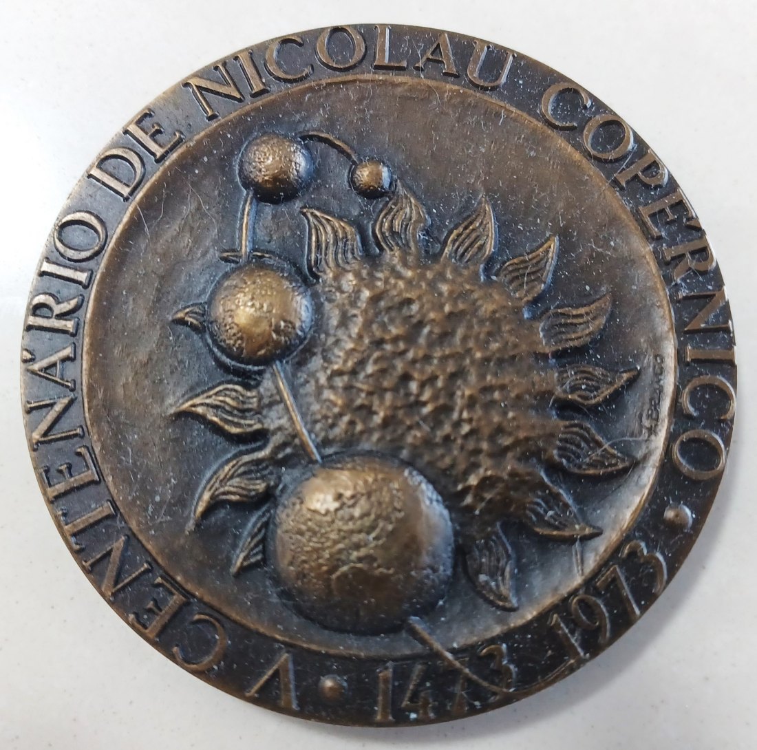 Poland. 1973 Extra Large 68mm 146g Bronze Nicolau Copernico Astronomer Mathematician Medal