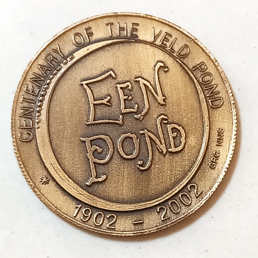  1902-2002 South Africa Bronze Centenary of the Veld Pond Medal 33mm 15.6g   