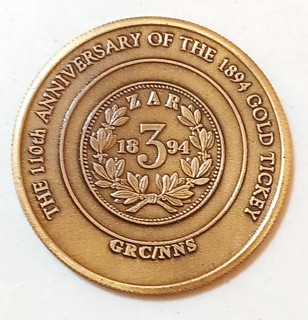  1904-2004 South Africa President Paul Kruger Centenary Bronze Medal 33mm 14g   