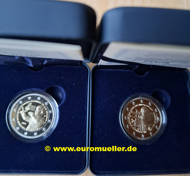 Griechenland 2 Euro Gedenkmünzen 2025...Theodorakis + Bouboulina...PP...2x Box   