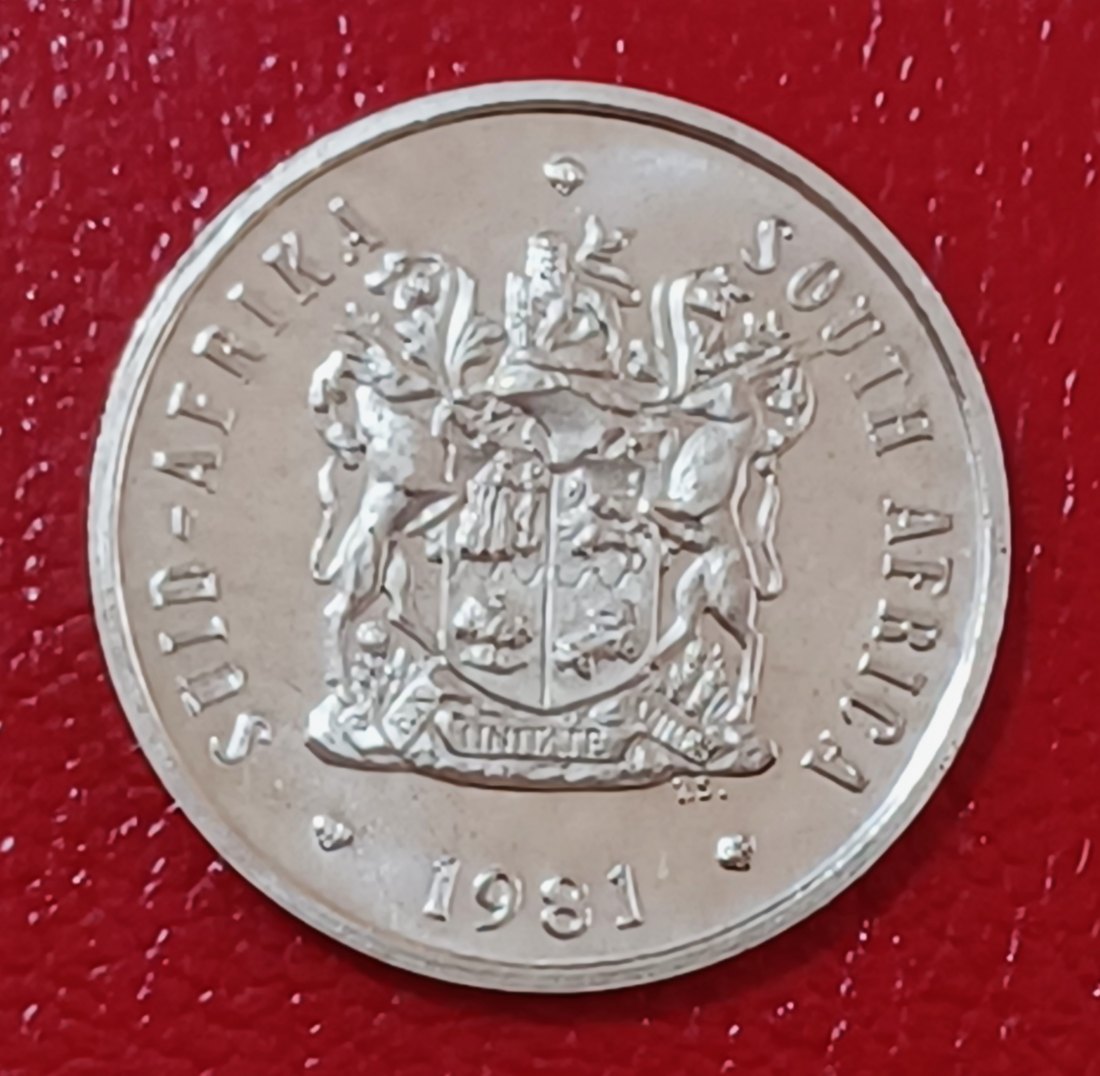  1981 South Africa Proof African Protea Twenty Cent 20c Mintage 10,000   