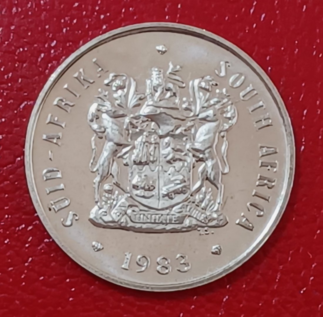  1983 South Africa Proof African Protea Twenty Cent 20c Mintage 14,000   