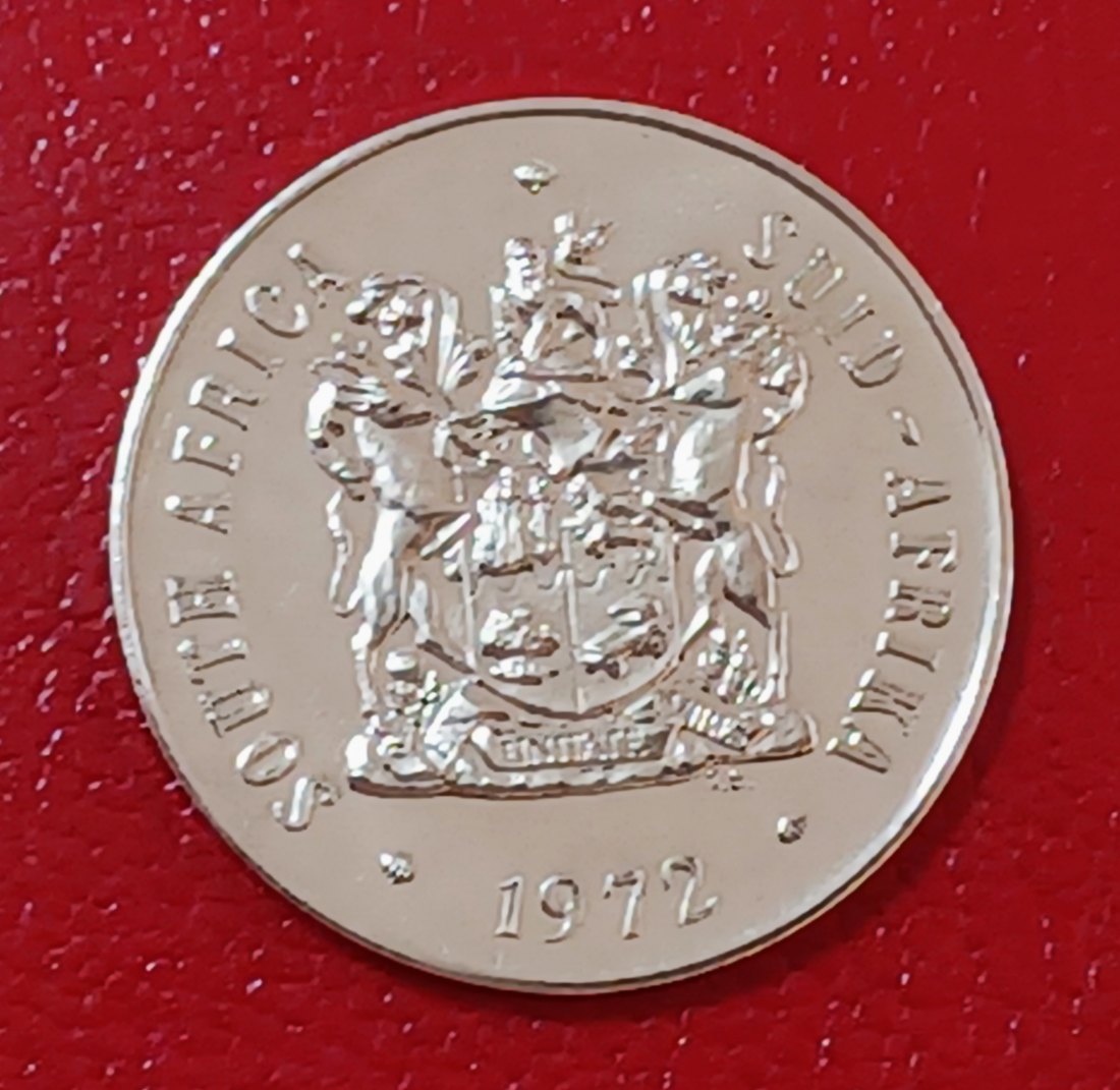 1972 South Africa Proof African Lilly Fifty Cent 50c Mintage 10,000   