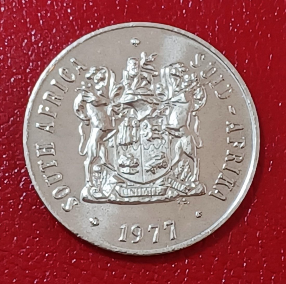  1977 South Africa Proof African Lilly Fifty Cent 50c Mintage 19,000   