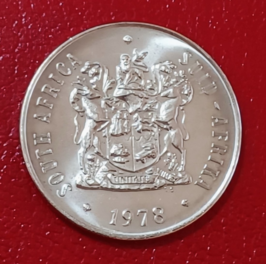  1978 South Africa Proof African Lilly Fifty Cent 50c Mintage 17,000   