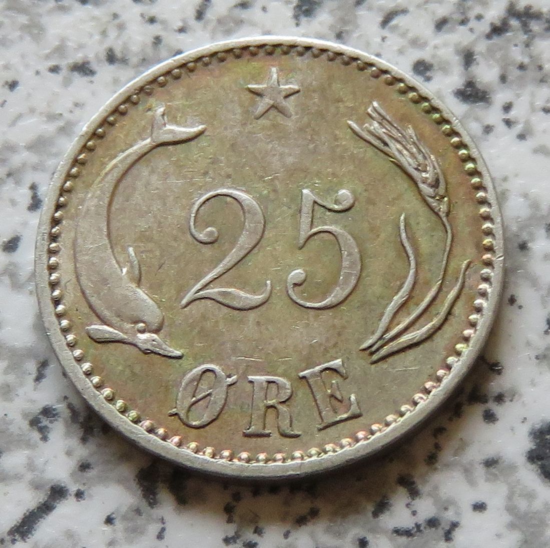  Dänemark 25 Öre 1900   