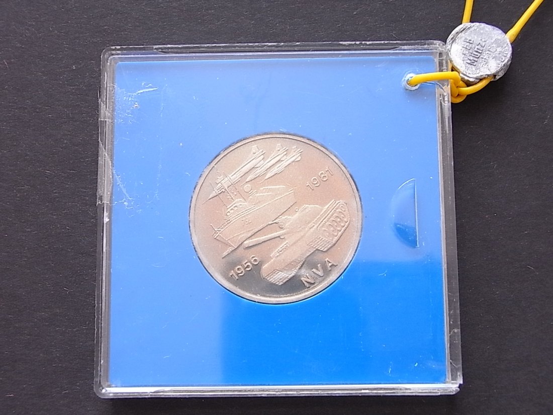  DDR 10 Mark 1981 Nationale Volksarmee Proof Original Auflage 5500   