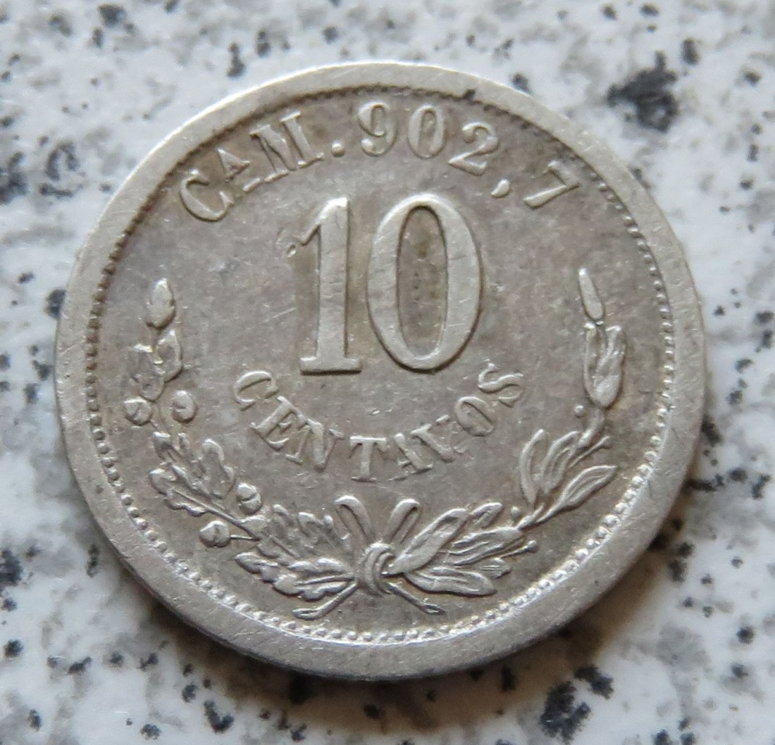  Mexiko 10 Centavos 1891 Ca M   