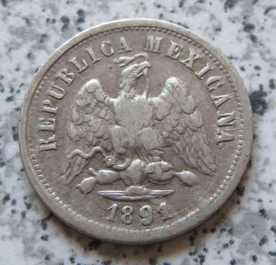  Mexiko 10 Centavos 1891 Ca M   