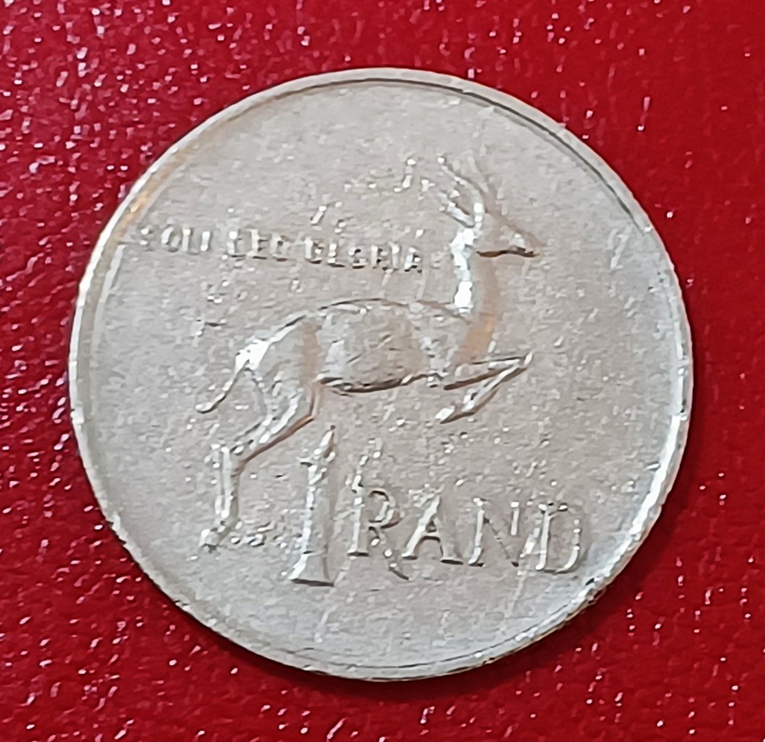 1979 South Africa Springbok Diederichs Nickel One Rand R1