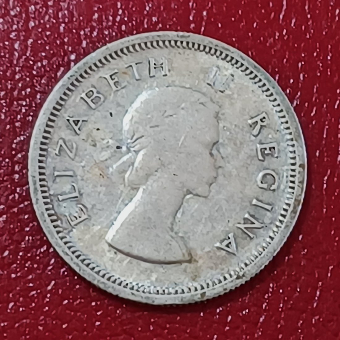  1960 South Africa Elizabeth II One Shilling 1S 50% Silver   