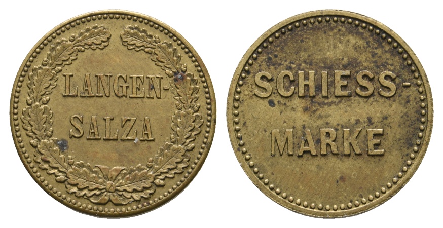  Marke; Langensalza; Schiessmarke   