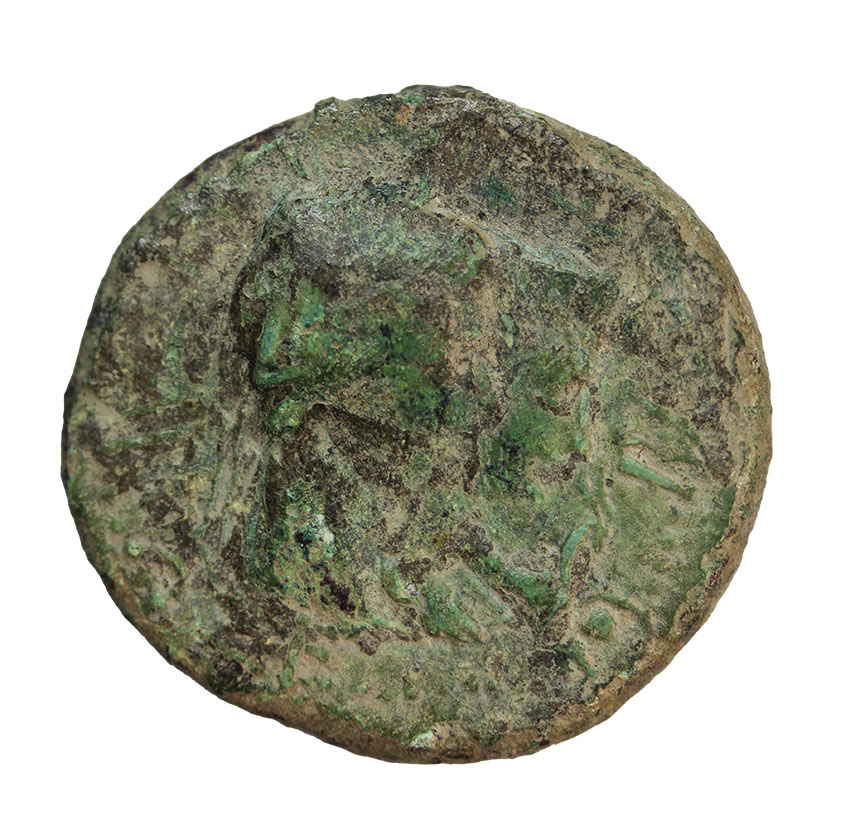 Augustus and Rhoemetalces 11BC-12 AD,AE ca.28mm, 9,77 g.