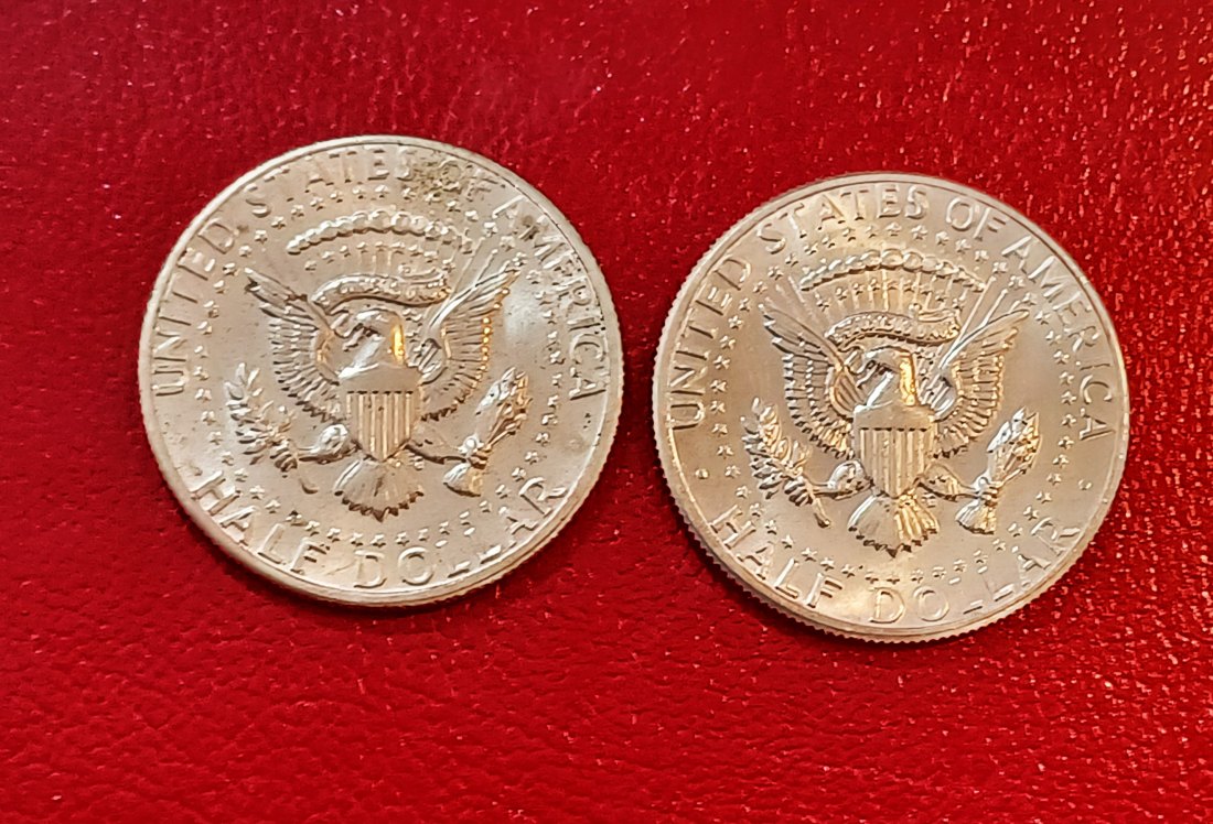  LOT OF 2 1971 United States Kennedy Half Dollar P & D   