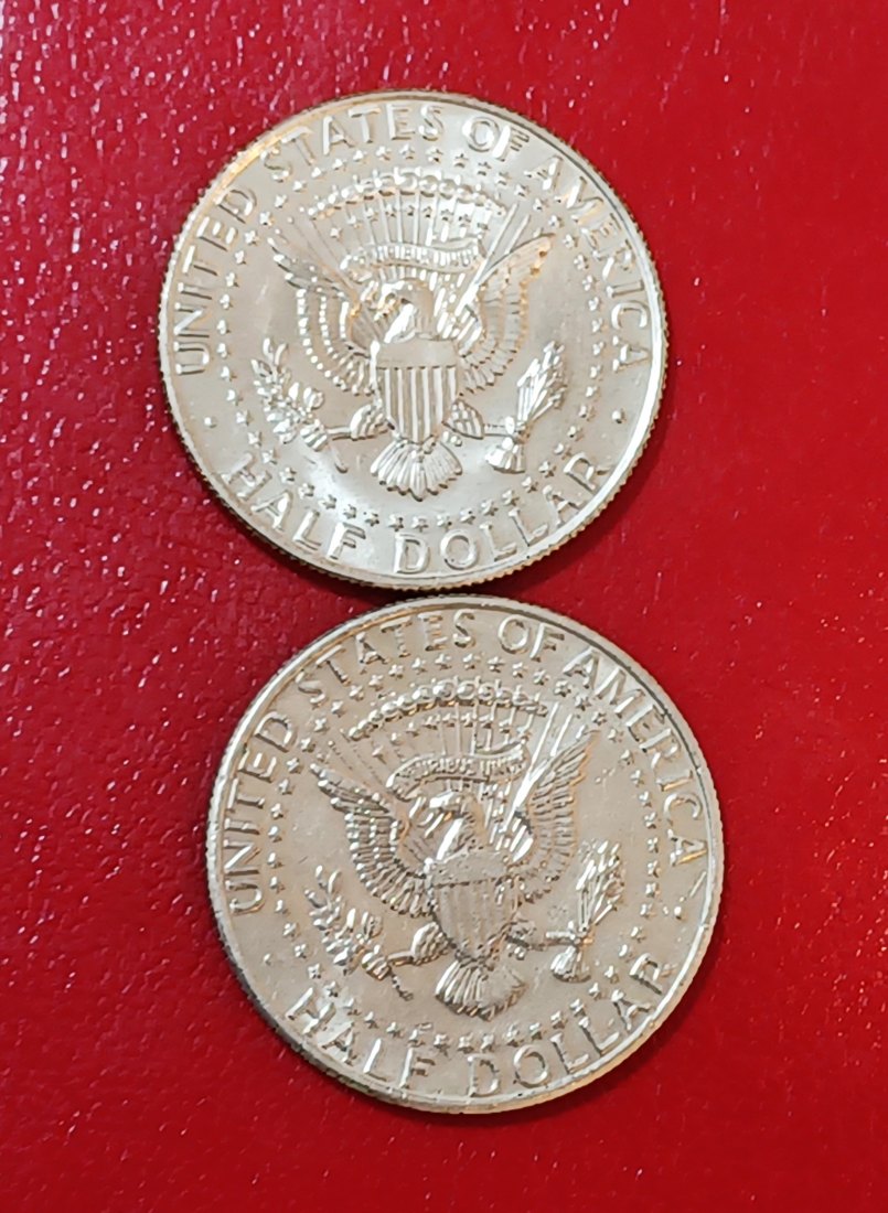 LOT OF 2 1989 United States Kennedy Half Dollar P & D