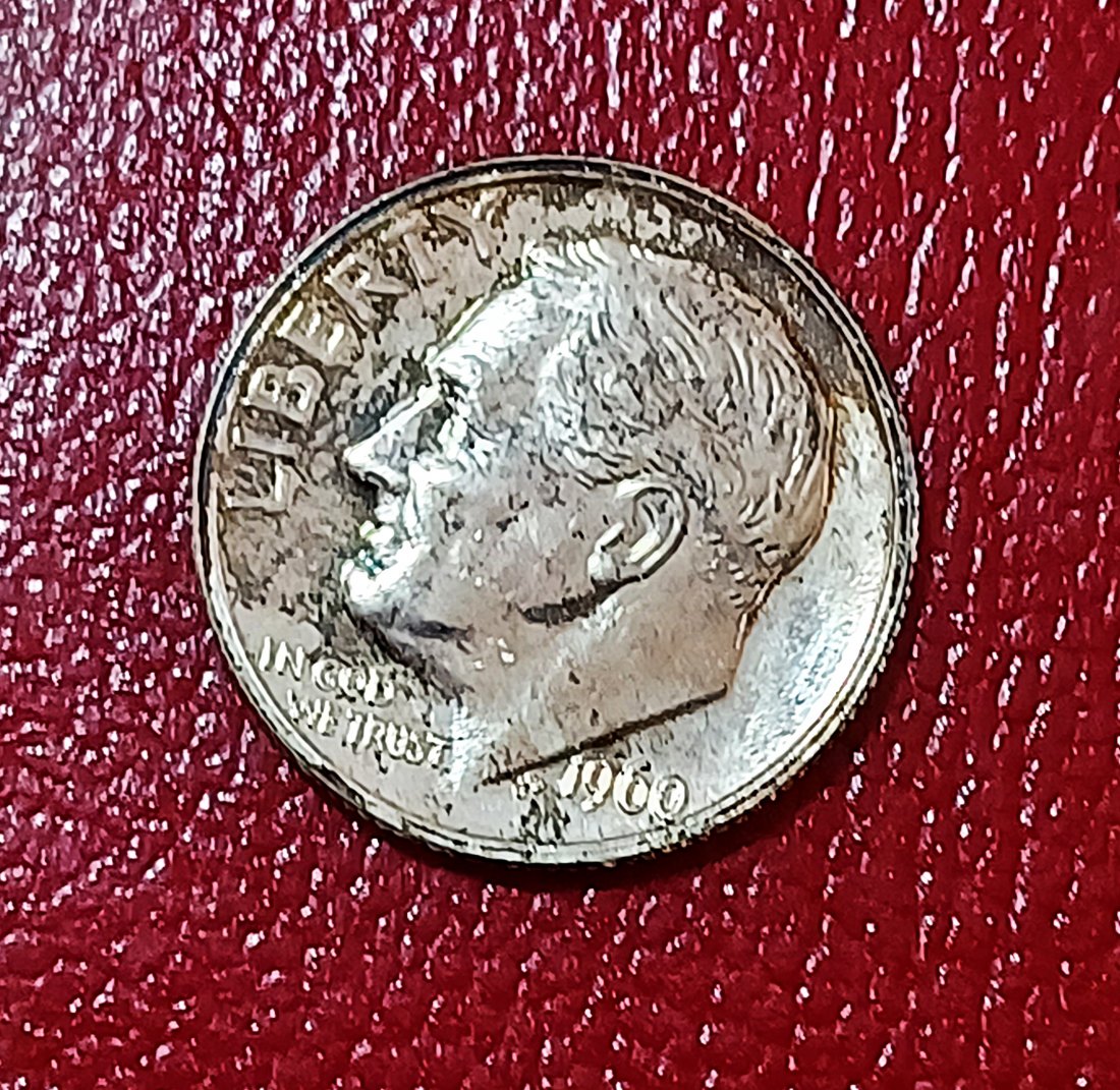  1960 PROOF United States Roosevelt Dime 90% Silver   
