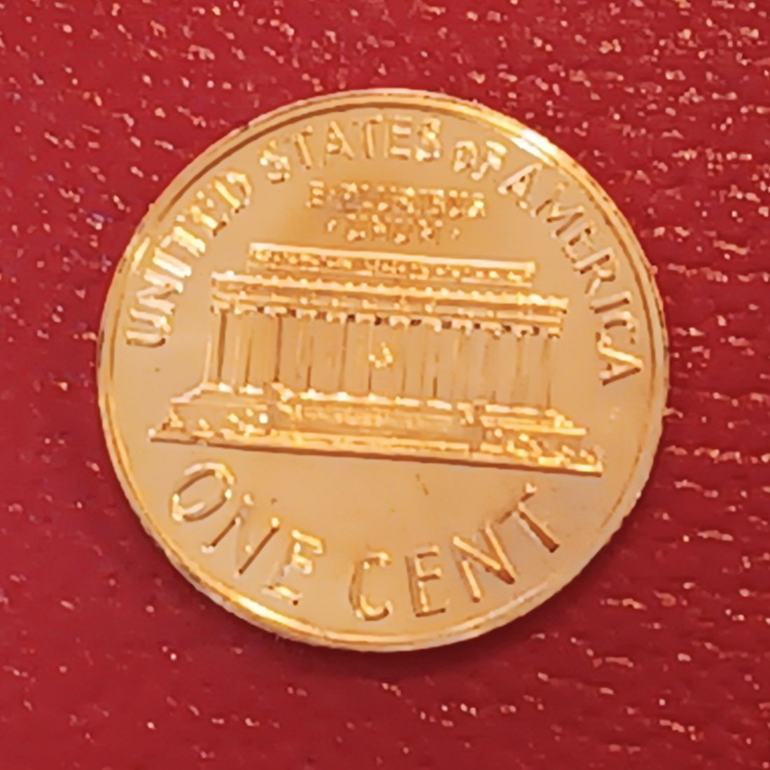 1961 PROOF United States Lincoln Memorial Bronze One Cent