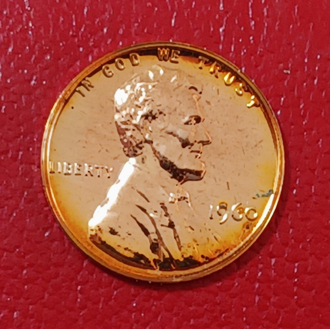  1960 PROOF United States Lincoln Memorial Bronze One Cent   