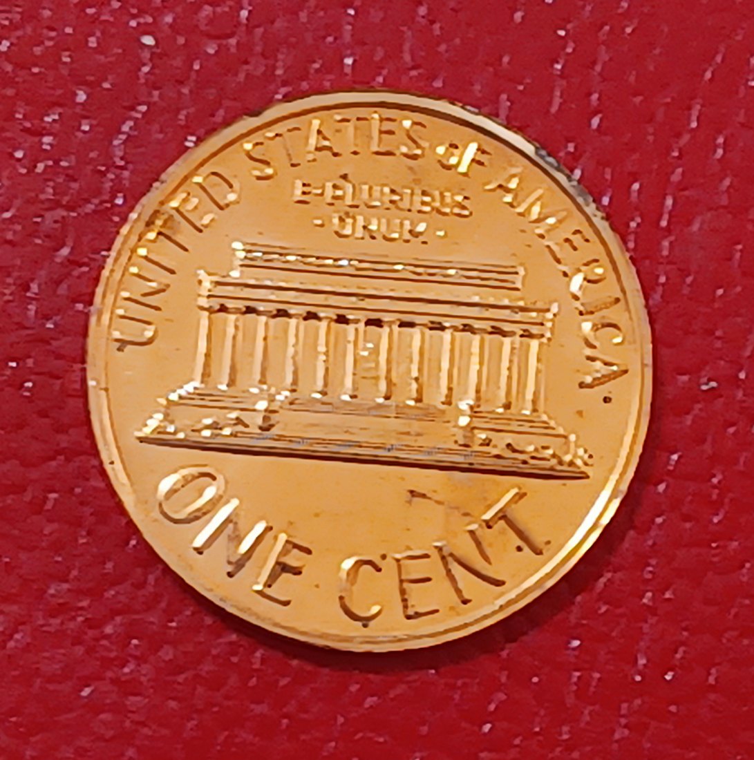 1968-S PROOF United States Lincoln Memorial Bronze One Cent