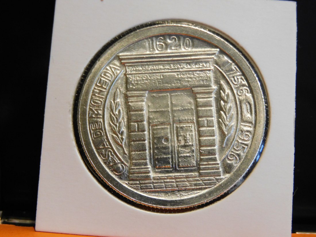 COLOMBIA 1 PESO 1956.GRADE-PLEASE SEE PHOTOS.