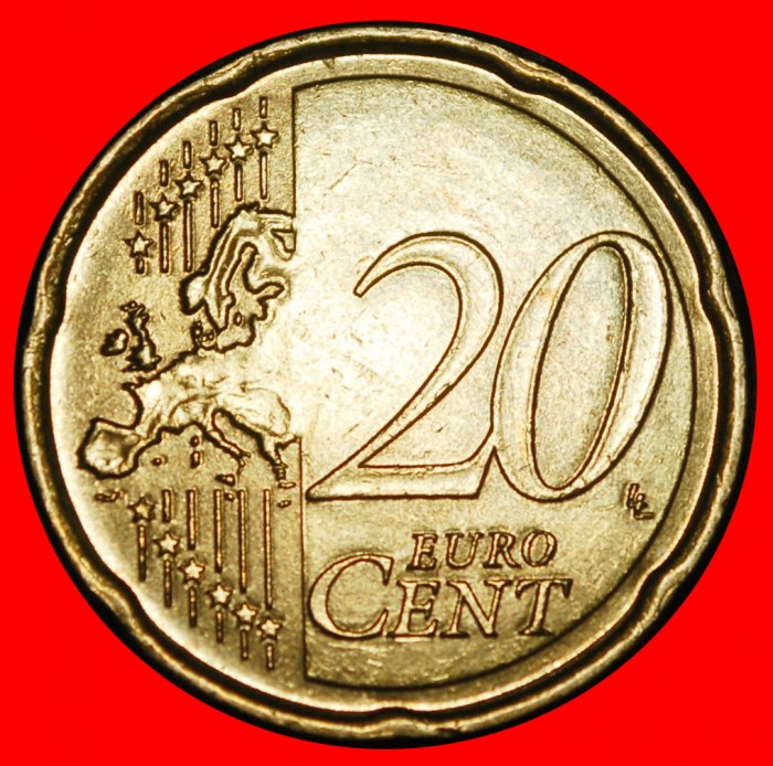  Ⰿ NORDIC GOLD (2007-2026): FRANCE ★ 20 EURO CENTS 2013 ERROR! MINT LUSTRE!★LOW START ★ NO RESERVE!   