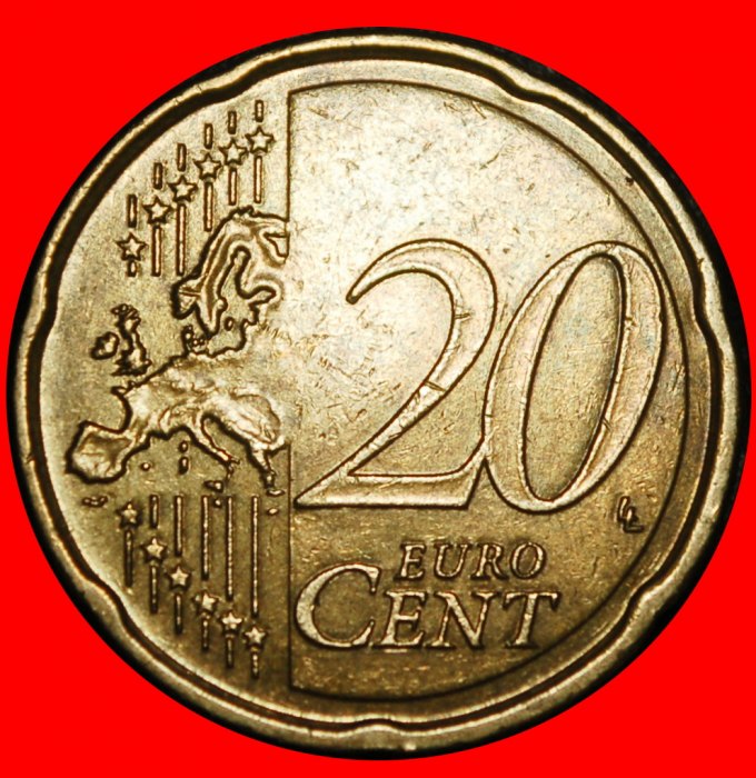  Ⰿ NORDIC GOLD (2007-2026): FRANCE ★ 20 EURO CENTS 2014 ERROR!★LOW START ★ NO RESERVE!   