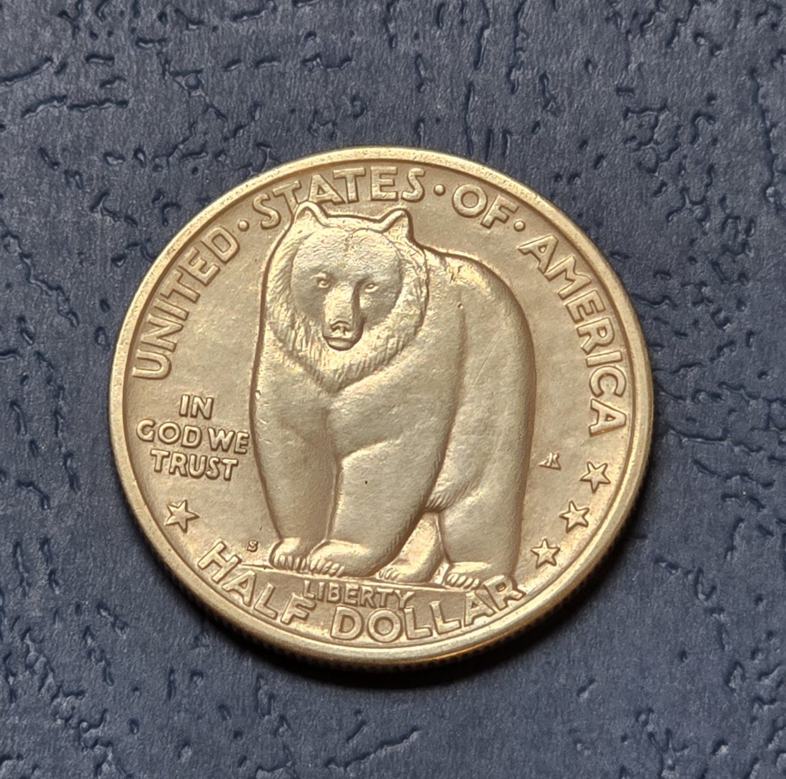  Half Dollar Commemorativ USA Sondermünze Bay Bridge 1936   