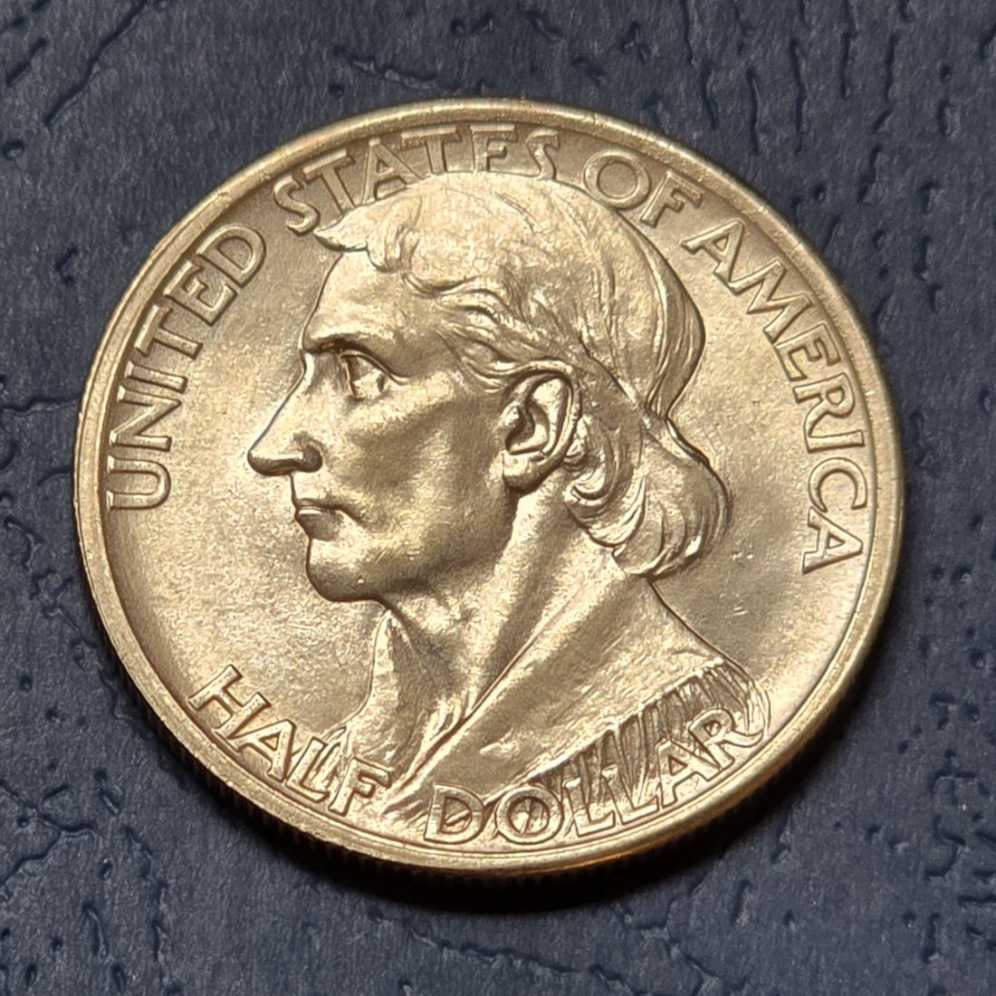 Half Dollar Commemorativ USA Sondermünze Boone 1935