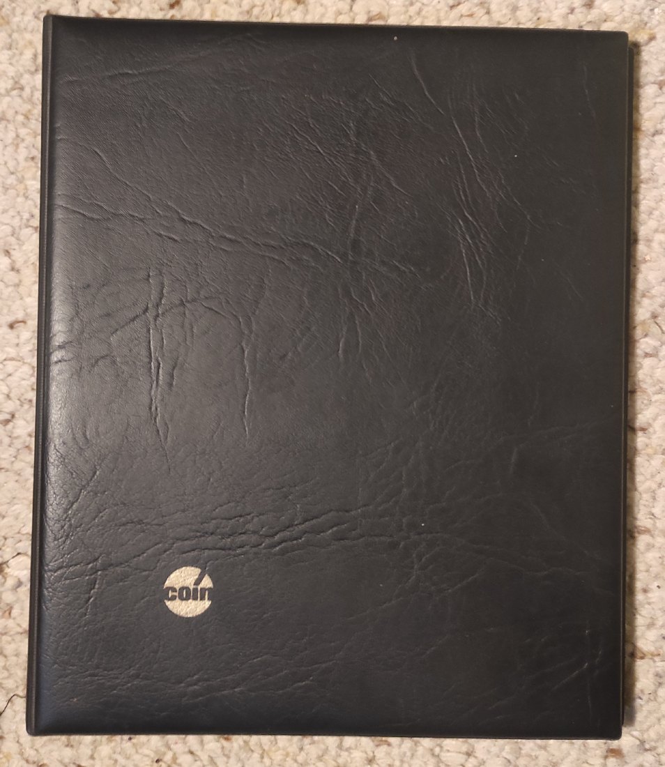  Münzenalbum mit 5 Zwischen- und Einlegeblättern   
