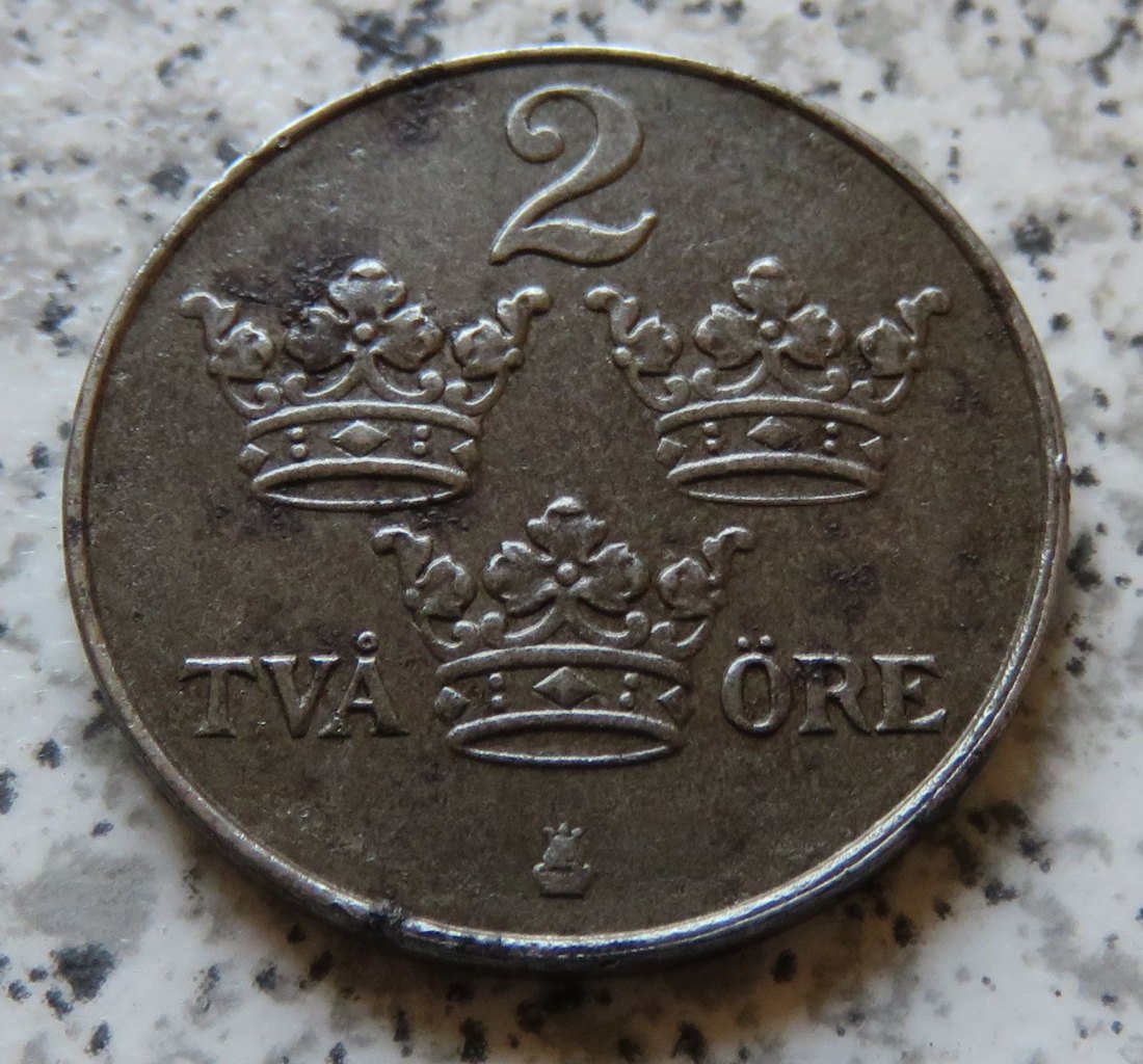  Schweden 2 Öre 1918   