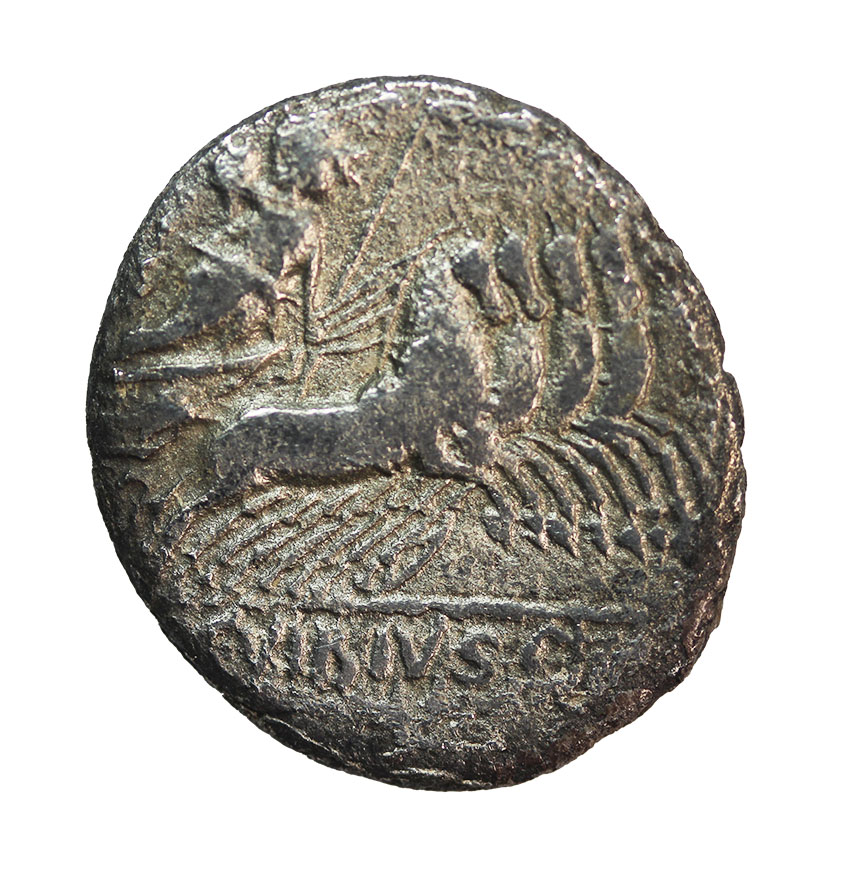 C.Vibius Cf Pansa 90 BC,AR Denarius , 3,20 g.