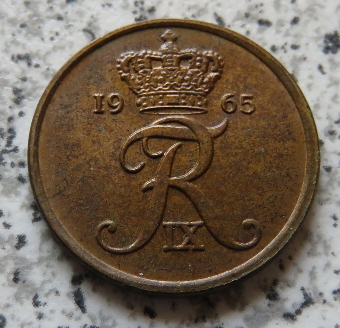  Dänemark 2 Öre 1965   
