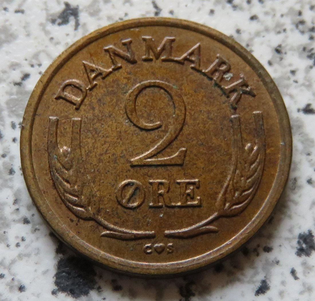  Dänemark 2 Öre 1965   